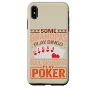 Carcasa para iPhone XS MAX Abuelo Juegos de Cartas Jugadores de póker Casino Jugador Abuelo