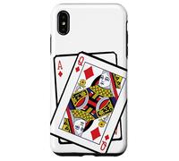 Carcasa para iPhone XS MAX Ace & Queen of Diamonds 21st Birthday Twenty One Years Old