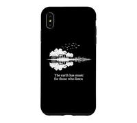 Carcasa para iPhone XS MAX Acoustic Guitar Earth Has Music For Those Who Listen