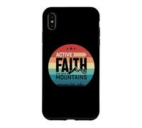 Carcasa para iPhone XS MAX Active Faith Can Move Mountains Christian Men Women Kids