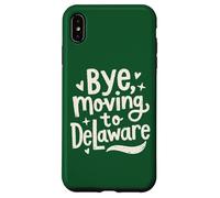 Carcasa para iPhone XS MAX Adiós, Mudarse a Delaware