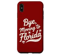 Carcasa para iPhone XS MAX Adiós, Mudarse a Florida