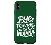 Carcasa para iPhone XS MAX Adiós, Mudarse a Indiana