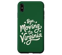 Carcasa para iPhone XS MAX Adiós, Mudarse a Virginia