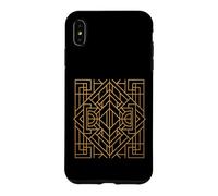 Carcasa para iPhone XS MAX Adorno de línea geométrica simétrica