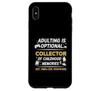 Carcasa para iPhone XS MAX Adulting is Optional Funny Collector Infancia Kidults
