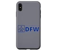 Carcasa para iPhone XS MAX Aeropuerto Internacional de Dallas Fort Worth DFW Texas Código GPS