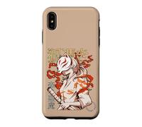 Carcasa para iPhone XS MAX Aesthetic Japanese Kabuki Kitsune Mask Demon Samurai Girl