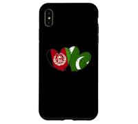 Carcasa para iPhone XS MAX Afganistán Pakistán Corazón Banderas Cultura Afgana Pakistaní