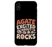 Carcasa para iPhone XS MAX Agate Excited About Rocks Nerd de geología de Rocas -