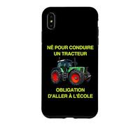 Carcasa para iPhone XS MAX Agriculteur Fermier Agriculture Paysan Tracteur École Enfant