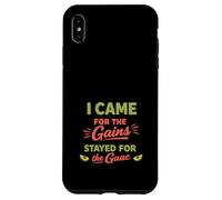 Carcasa para iPhone XS MAX Aguacate Gym AvoCardio Fitness Humor Divertido Entrenamiento de Salud
