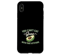 Carcasa para iPhone XS MAX Aguacate Gym AvoCardio Fitness Humor Divertido Entrenamiento de Salud