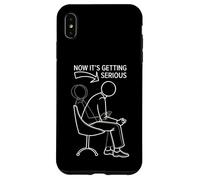 Carcasa para iPhone XS MAX Ahora se está volviendo Serio Gamer inclinándose hacia adelante