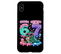 Carcasa para iPhone XS MAX Ahora Tengo 6 El próximo año seré 7 Kaiju Ice Cream 67 Meme Bday