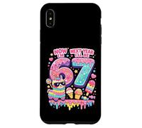 Carcasa para iPhone XS MAX Ahora Tengo 6 El próximo año seré 7 Llama Alpaca 67 Meme Cumpleaños