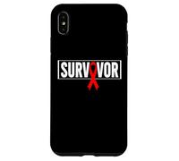 Carcasa para iPhone XS MAX Aids Survivor VIH Red Ribbon Aids Warrior - Día Mundial del SIDA