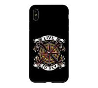 Carcasa para iPhone XS MAX Airplane Pilot Live To Fly Aviation Compass Art