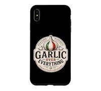 Carcasa para iPhone XS MAX Ajo sobre Todo Divertido Amante De La Comida Italiana Humor