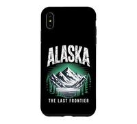 Carcasa para iPhone XS MAX Alaska The Last Frontier Retro Mountain Lake Gráfico