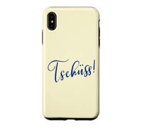 Carcasa para iPhone XS MAX Alemán hasta Luego, Alemania Tschüss Adiós