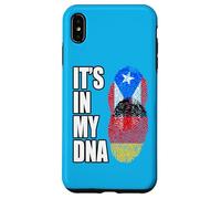 Carcasa para iPhone XS MAX Alemania y Puerto Rico mezclan el Patrimonio de ADN