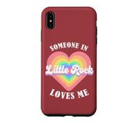 Carcasa para iPhone XS MAX Alguien en Little Rock Me ama City Heart