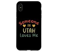 Carcasa para iPhone XS MAX Alguien en Utah me ama Retro USA State US