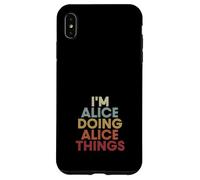 Carcasa para iPhone XS MAX Alice Name Alice Personalized Name First Given