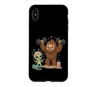 Carcasa para iPhone XS MAX Alien Bigfoot Stay Weird Funny Workout Friends