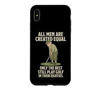 Carcasa para iPhone XS MAX All Men Are Created Equal Only The Best Still Play Golf