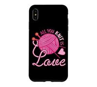 Carcasa para iPhone XS MAX All You Knit Is Love - Juego de Notas para Tejer