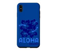 Carcasa para iPhone XS MAX Aloha Hawaii Blue Hibiscus
