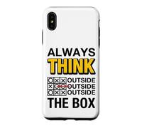 Carcasa para iPhone XS MAX Always Think Outside The Box Illustration Graphic Designs
