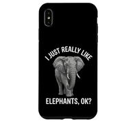 Carcasa para iPhone XS MAX Amante de los Elefantes, Realmente me Gustan los Elefantes Ok