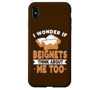 Carcasa para iPhone XS MAX Amante de Nueva Orleans Me pregunto si Beignets piensan en mí también