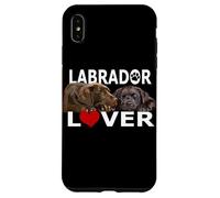 Carcasa para iPhone XS MAX Amante del Laboratorio de Chocolate Brown Labrador Retriever Dog Love