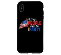Carcasa para iPhone XS MAX American Flag 4th of July We The People Like To Party