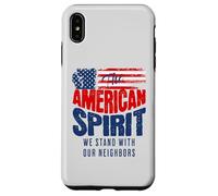 Carcasa para iPhone XS MAX American Spirit Nosotros El Pueblo Estamos con los vecinos Democracia