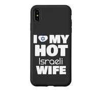 Carcasa para iPhone XS MAX Amo a mi Esposa israelí Caliente Casada con una Chica israelí Caliente