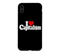 Carcasa para iPhone XS MAX Amo EL CAPITALISMO del CORAZÓN CAPITALISTAS MERCADOS Libres
