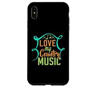 Carcasa para iPhone XS MAX Amo mi música Country para los fanáticos del Country Western