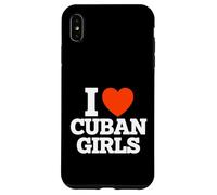 Carcasa para iPhone XS MAX Amor Cubano Chicas Divertido Corazón Cuba Amante