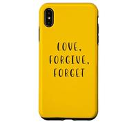 Carcasa para iPhone XS MAX Amor perdonar Olvidar Declaración motivadora Inspirador