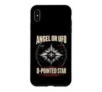 Carcasa para iPhone XS MAX Ángel o OVNI 8 Estrellas Puntiagudas desclasificado UAP Ezequiel Wheel