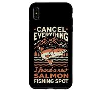 Carcasa para iPhone XS MAX Angler Cancelar Todo lo Que encontré un Nuevo Lugar de Pesca de salmón