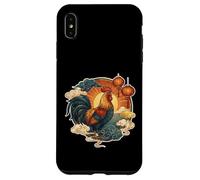 Carcasa para iPhone XS MAX Animal Gallo del Zodiaco Chino