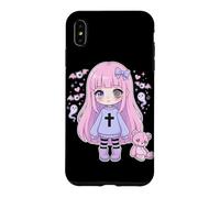 Carcasa para iPhone XS MAX Anime Kawaii Pastel Goth Girl Manga Creepy Bear Horror