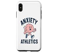 Carcasa para iPhone XS MAX Ansiedad Atletismo Cerebro Correr Ejerc