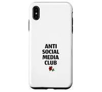 Carcasa para iPhone XS MAX Anti Social Media Club (Declaración Divertida de desintoxicación Digital)